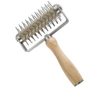 BESTOYARD Perforatore in Legno Impasto Pizza in Inossidabile Manico di Gomma Pratico Comodo per Accessori per Pizza in Casa