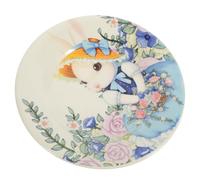 BESTOYARD Piatto Pasquale in Ceramica Zucca e Coniglio, per Servire Cibo | Tema Pasquale, Stile Creativo e Campestre, Adatto a Grandi Ricevimenti, Regalo Gradevole