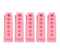 BESTOYARD Porta Provette Leggero e Non Fa Male alle Mani Rosa in Plastica Abs 5 Colore Casuale per Didattico e Scolastico
