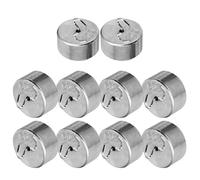 BESTOYARD Set 10 Pezzi Peso Gancio in Metallo 50g Each, Strumento Didattico Portatile e Leggero per Esperimenti di Meccanica e Fisica Scolastica