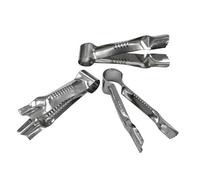 BESTOYARD Set 3 Pezzi Clip per Pizzo da Torta in Acciaio Inossidabile Argento, Utensili per Decorazione Fondente e Biscotti, Strumenti per DIY Cake Decoration