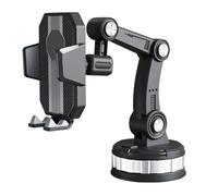 BESTOYARD Supporto Metallo per Telefono da Grande Multifunzione Ventosa Auto ostruire in Abs Silicone, Installazione la Comoda senza Vista per Uso Auto e Navigazione