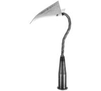 BESTOYARD Zappetta da Giardino Professionale in Ferro Punta Appuntita, Testa Multifunzione per Estirpare Erbacce e Scavare, Leggera e Comoda per Giardinaggio