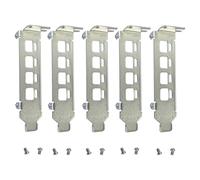 BestParts Confezione da 5 staffe di ricambio generiche a basso profilo per NVIDIA Quadro K1200 NVS 510 P400 P600 P1000 con viti