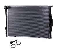 BESTPRICE 1x radiatore acqua motore per auto con cambio manuale Compatibile con BMW 1 (E81), 1 (E87), 1 Cabriolet (E88), 3 (E90), 3 Touring (E91), X1 (E84)