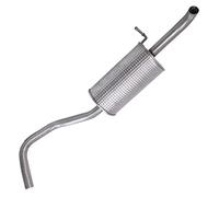 BESTPRICE 1x Silenziatore posteriore Compatibile con SEAT IBIZA (6L1) (6J5, 6P1) (6J1, 6P5) (6J8, 6P8), SKODA FABIA 1 (6Y2) (6Y3), FABIA 2 (542), VW POLO (9N_, 9A_), POLO V (6R1, 6C1), POLO Van (6R)