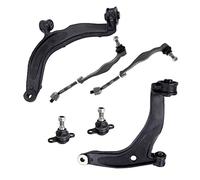 BESTPRICE 2x assale anteriore inferiore sinistro e destro con giunto sferico, 2x tirante Compatibile con VW MULTIVAN T5, TRANSPORTER T5