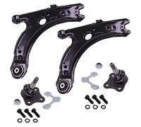 BESTPRICE 2x asse anteriore wishbone inferiore sinistro e destro con cuscinetto in gomma e giunto sferico