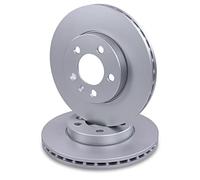 BESTPRICE 2x dischi freno anteriori Ø 256 mm Compatibile con AUDI A1 (GBH) (GBA), SEAT ARONA (KJ7, KJP), IBIZA V (KJ1, KJG), SKODA FABIA 6 (PJ3), KAMIQ (NW4), SCALA (NW1), VW POLO (AW1, BZ1, AE1)