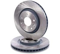 BESTPRICE 2x dischi freno anteriori Ø 296 mm Compatibile con NISSAN QASHQAI II SUV (J11, J11_), X-TRAIL III (T32_, T32R, T32RR), RENAULT KADJAR (HA_, HL_)