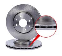 BESTPRICE 2x dischi freno anteriori Ø 296 mm Compatibile con TOYOTA AURIS (_E15_), AURIS (_E18_), MIRAI (JPD1_), PRIUS PLUS (_W4_), RAV 4 III (_A3_), RAV 4 IV (_A4_)