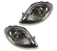 BESTPRICE 2x fari anteriori sinistro + destro H4 senza servomotore, compatibile con NISSAN PRIMASTAR (X83), OPEL VIVARO A (X83), RENAULT TRAFIC II (JL) (FL) (EL)