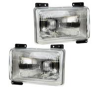 BESTPRICE 2x fari principali anteriori sinistro + destro H4, compatibili con CITROËN C25 van (280_, 290_), FIAT DUCATO (290_), PEUGEOT J5 (290P)