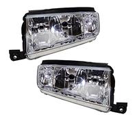 BESTPRICE 2x fari principali anteriori sinistro + destro H7 / H3 senza servomotore, compatibili con SKODA FABIA I (6Y2), FABIA I Combi (6Y5), FABIA I Notchback (6Y3)