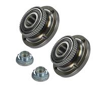BESTPRICE 2x mozzo ruota anteriore set cuscinetti ruota, compatibile con BMW Serie 3 (E30), 3 Cabrio (E30), 3 Touring (E30), Z1 Roadster