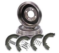 BESTPRICE Kit freni asse posteriore incl. 2x Tamburo freno asse posteriore 4x Ganasce freno asse posteriore 1x Kit di montaggio Compatibile con MERCEDES-BENZ Classe A (W168)