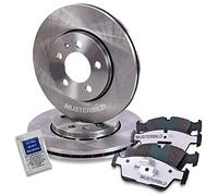 BESTPRICE Set freni asse anteriore incl. dischi freno ventilati Ø 235 mm + pastiglie freno anteriori, compatibile con TOYOTA YARIS (_P1_)