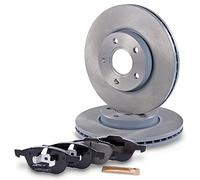 BESTPRICE Set freni asse anteriore incl. dischi freno ventilati Ø 278 mm + pastiglie freno anteriori, compatibile con FORD C-MAX II (DXA/CB7, DXA/CEU), FOCUS Mk3
