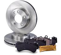 BESTPRICE Set freni asse anteriore incl. dischi freno ventilati Ø 330 mm + pastiglie freno anteriori, compatibile con PORSCHE CAYENNE (9PA), VW TOUAREG (7LA, 7L6, 7L7)