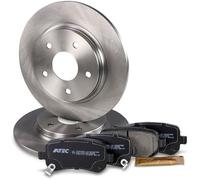 BESTPRICE Set freni asse posteriore incl. dischi freno Ø 305 mm completi + pastiglie freno posteriori, compatibile con CHRYSLER GRAND VOYAGER V (RT), DODGE JOURNEY, FIAT FREEMONT (345_)