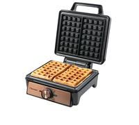 Bestron AWM100CO - Piastra per waffle, in acciaio