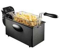 Bestron Friggitrice Grigio Titanio, Capacità 3,5 L, 2000 W, Tecnologia Zona Fredda, Riscaldamento Rapido, Minori Odori, AF357TG
