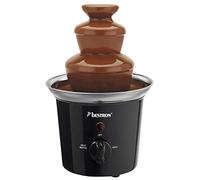 3-Etagen Cioccolato Fondue Brunnen 60 Watt Termostato Edelstahl-Turm Nero