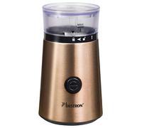 Bestron Macina caffè elettrico con lame in acciaio inox, Capacità: 50 g, 150 W, Acciaio inox effetto rame
