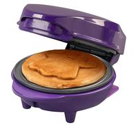 Bestron Mini piastra per waffle con piastra speciale "fantasma", dimensioni cialde Ø 10 cm, dimensioni ideali per bambini, per compleanni o come regalo, fioriera e rivestimento antiaderente, colore