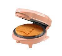 Bestron Mini waffle, waffle dal design unico a forma di coniglio pasquale, ideale per Pasqua, compleanni dei bambini o come regalo, dimensioni della cialda: 10 cm, arancione