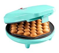 Bestron Piastra per Waffle Bubble, macchina per waffle Bubble per riempire con gelato, cioccolato o frutta, con spia di cottura e rivestimento antiaderente, 700 Watt, Colore: Verde