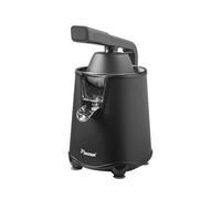 Bestron Spremiagrumi elettrico, spremiagrumi con funzione di arresto e filtro polpa in acciaio inox, con 2 coni, capacità 450 ml, leva soft pressa per un facile utilizzo, nero opaco