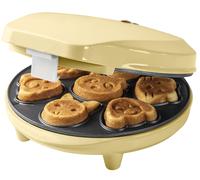 Bestron Waffle Maker con motivi di animali, piastra per Waffle mini biscotti a c