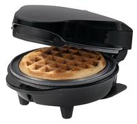 Bestron Waffle Maker, Piastra per waffel mini Ø10 cm, piccola macchina per waffel con rivestimento antiaderente, per compleanni di bambini, feste di famiglia, Pasqua o Natale, 550 watt, colore: nero