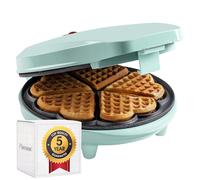 Bestron Waffle Maker piastra per waffle a forma di cuore macchina per waffle con