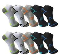 BestSale247, 12 paia di calzini fantasmini da uomo, per sport e tempo libero, in cotone, taglia 39-42, 43-46, Modello 6., 43-46