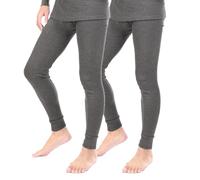 BestSale247 - Confezione da 2 pezzi di calzamaglia termica da uomo, biancheria intima calda con morbida parte interna, 3XL