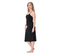 BestSale247 Sottogonna sexy da donna con spalline regolabili sottogonne, camicia da notte, Nero Lungo, L-XL
