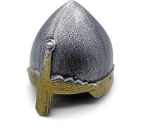 BestSaller 1428 Casco da cavaliere per bambini Arciere argento/oro in plastica