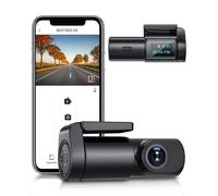 Bestsee Dash Cam Auto Telecamera per Auto 1080P ruotabile a 360 gradi, WiFi dash