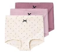Bestseller A/S NMFTIGHTS 3P Buttercream Floral Noos Slip, 98 Bambina