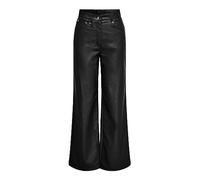Bestseller A/S Onlhope-Mady HW Faux Leather CC Pnt RP Pantaloni, Schwarz, (M) W x 32L Donna