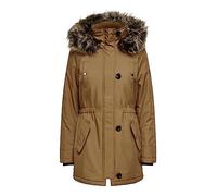Bestseller A/S Onliris Winter Parka CC 2023 Otw Cappotto, Toasted Coconut/Detail:Brown Fur, S Donna