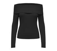 Bestseller A/S Onlkatia LS off Shoulder Knt Maglione, Nero, L Donna