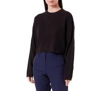Bestseller A/S Onlmalavi L/S Cropped Maglione Knt Noos, Schwarz, S Donna