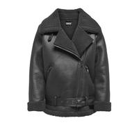 Bestseller A/S Onlnewlis CC Otw Faux Leather Aviator Giacca, Phantom, L Donna