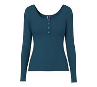 Bestseller A/S Pckitte LS Top Noos BC Maglia a Maniche Lunghe, Reflecting Pond, S Donna