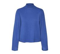 Bestseller A/S Vmsaba LS Highneck Maglione Noos, Beaucoup Blue, XXL Donna