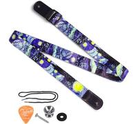 BestSounds Van Gogh - Tracolla per ukulele, notte stellata, per soprano, concerto, tenore e baritono (Uke-Starry Night)