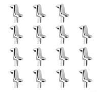 Besttoolifes 20 perni di supporto per mensole in acciaio inox, per armadietti da cucina, credenze, mensole, staffe per ferramenta, per fori da 5 mm